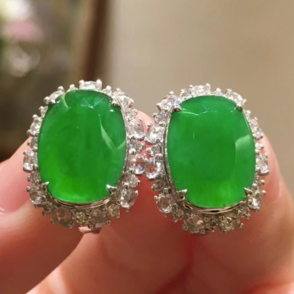 Jade Ring & Ear Rings