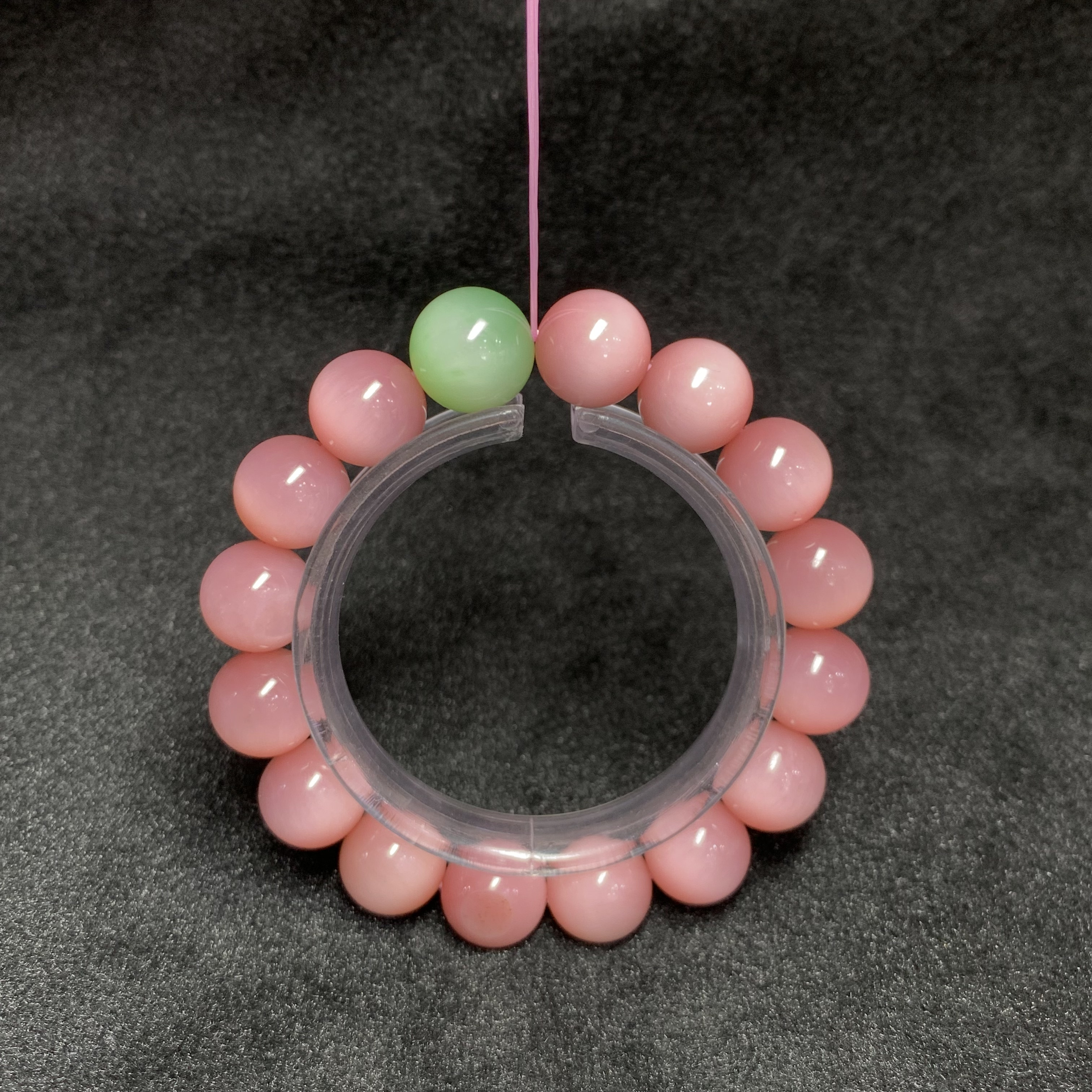 Taohua Nephrite Jade (桃花玉) Museum Grade Collector Bracelet (14mm)