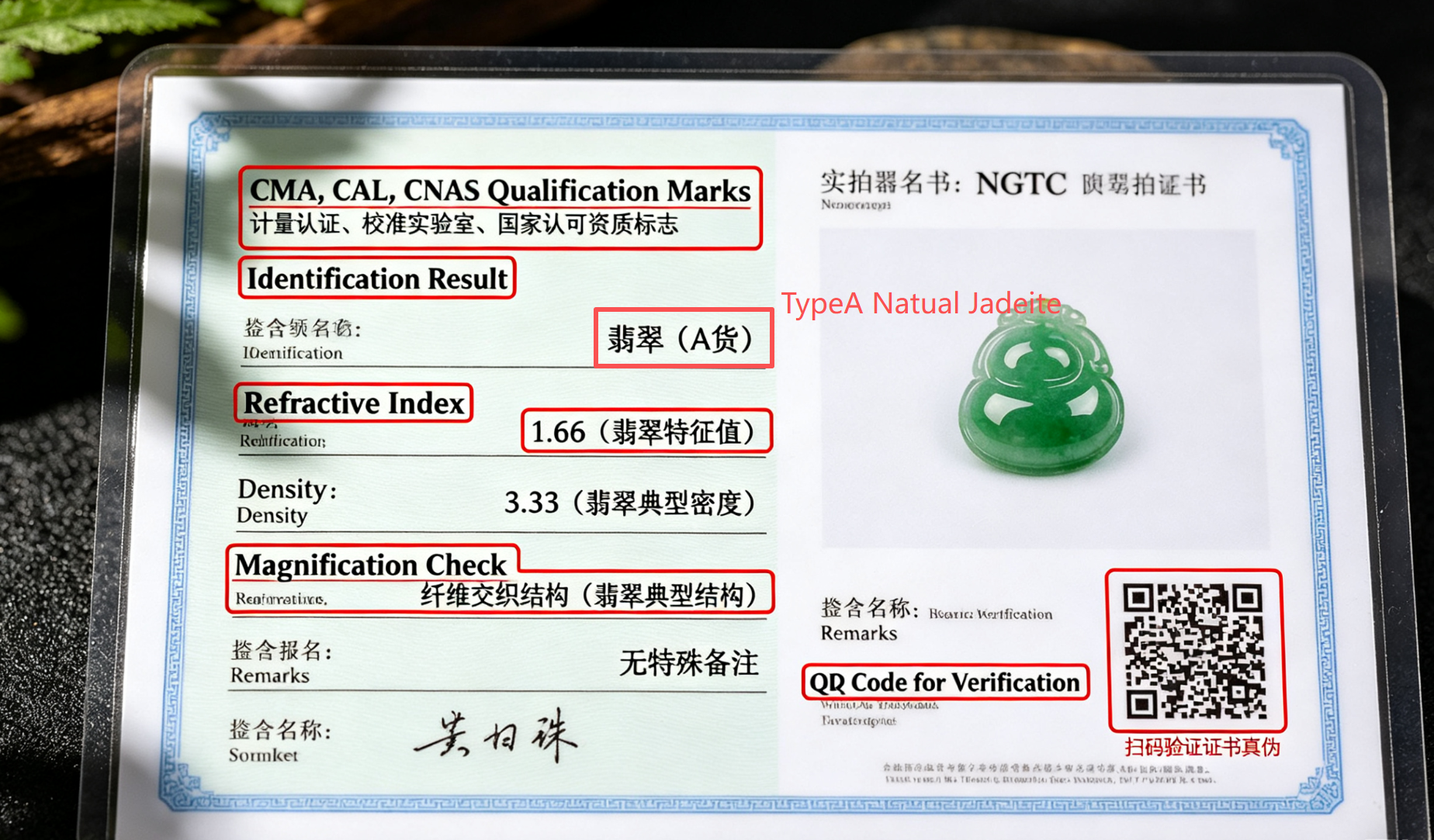 Jadeite Certification: Buy Jadeite with Confidence
