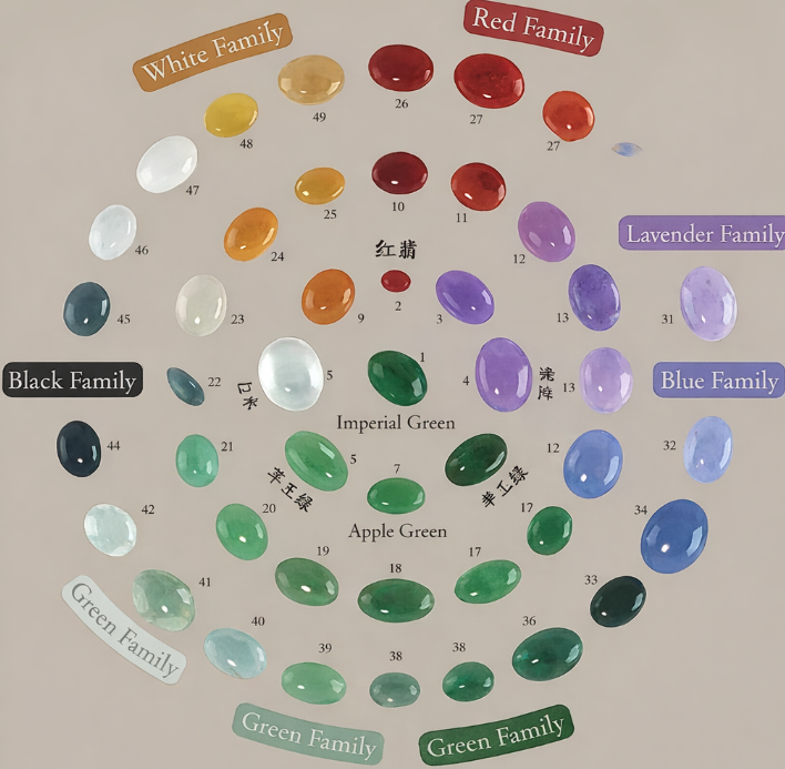 Jadeite Colors: And How Color Defines Value