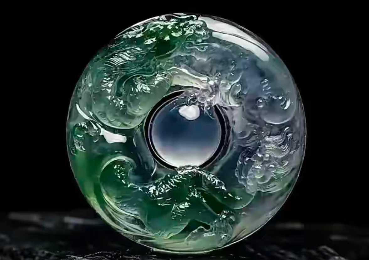 Classic jadeite carving