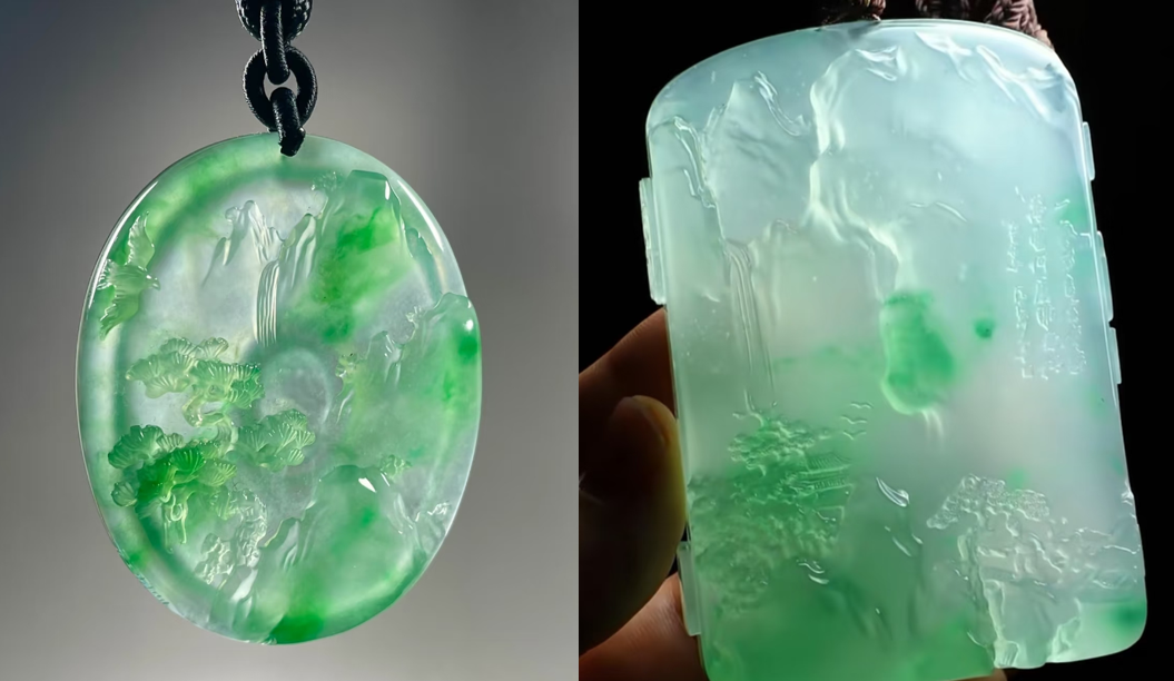 Classic jadeite carving