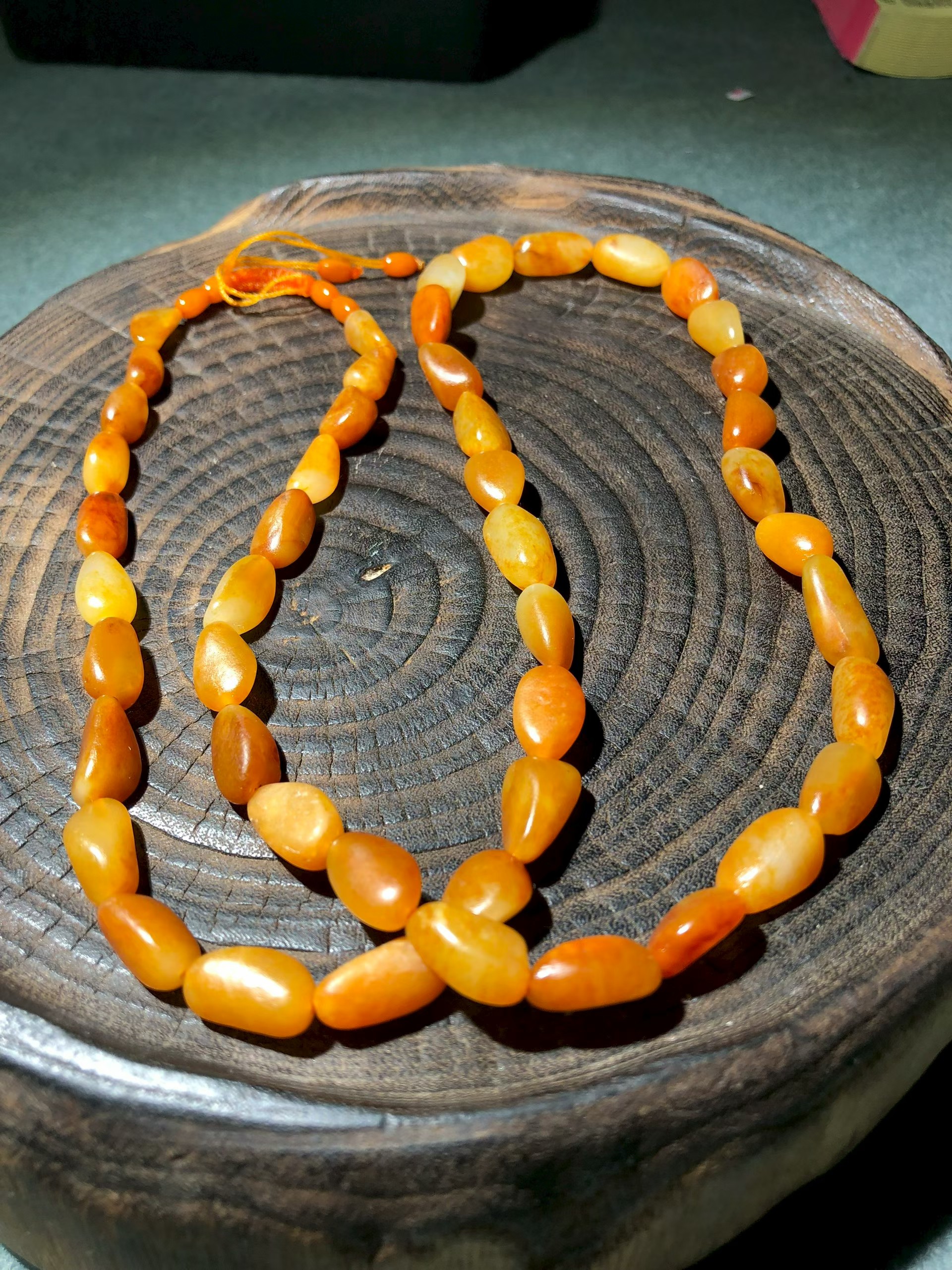 Lonely Stone Harmony Necklace (Fire Glow, 80g)