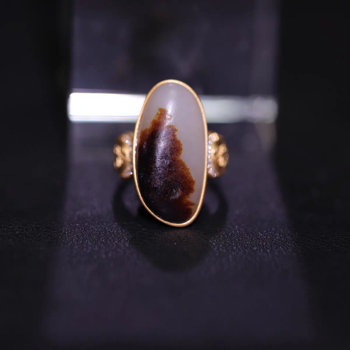 Lonely Stone Soul Mate Ring – Autumn Pear Black (11g)