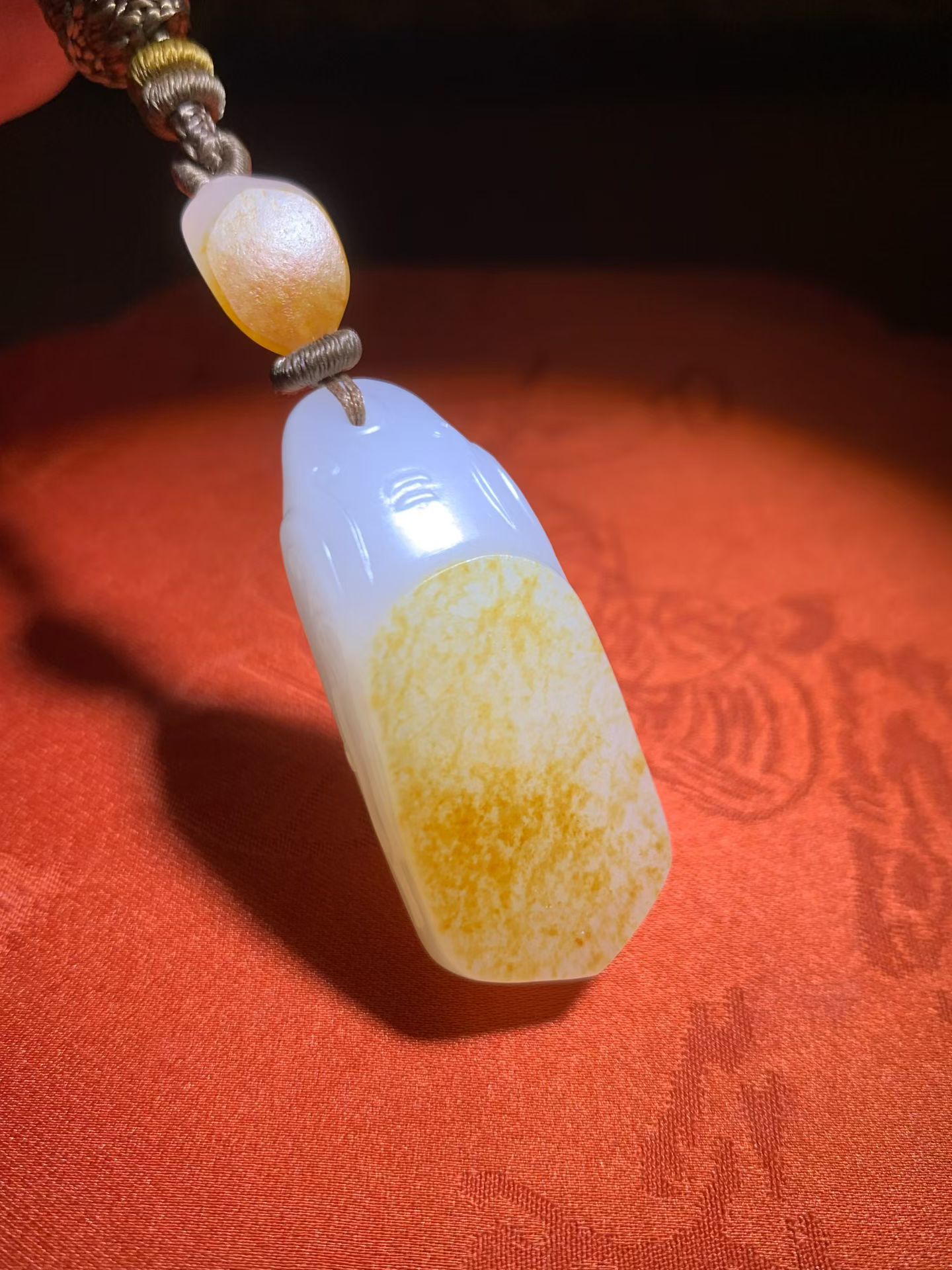 Lonely Stone Wu Shi Pai Pendant (Golden Skin, 22g)